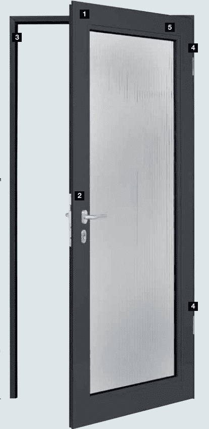 Особенности конструкции двери от Хёрман AZ40
