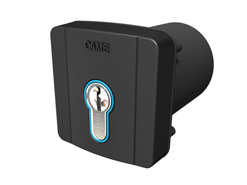 Купить Встраиваемый ключ-выключатель CAME SELD2FDG с цилиндром замка DIN и синей подсветко с доставкой и установкой в Кореновске